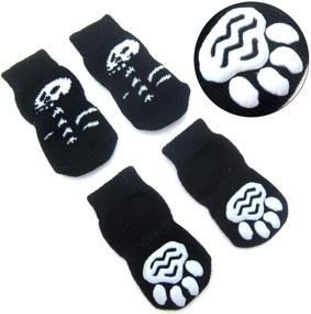 img 2 attached to 🐾 Alfie Pet - Gari Set of 4 Indoor Dog Paw Protection Socks