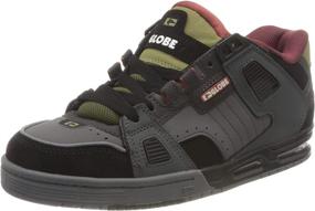 img 4 attached to 🌍 Globe Sabre Skate Shoes for Men - Charcoal Grey Footwear