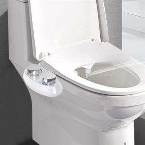 img 3 attached to 🚽 Nebulastone Bidet Toilet Seat Attachment: Self-Cleaning Dual Nozzle, Adjust Water Pressure for Sanitary and Feminine Wash