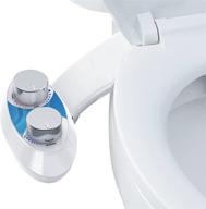 🚽 nebulastone bidet toilet seat attachment: self-cleaning dual nozzle, adjust water pressure for sanitary and feminine wash logo