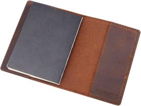 img 2 attached to 👜 Stylish Leather Passport Cover for Women - Protect Your Travel Documents in Style!