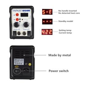 img 2 attached to 💪 Enhance Precision Soldering with TXINLEI 8586: Unleash the Power of Different Desoldering Techniques