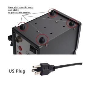 img 1 attached to 💪 Enhance Precision Soldering with TXINLEI 8586: Unleash the Power of Different Desoldering Techniques