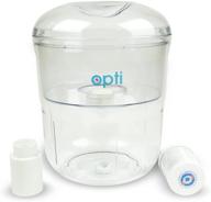 💧 opti flex 3 gallon alkaline water filter jug for top load water dispenser - enhances water alkalinity to 9.0 while eliminating contaminants logo