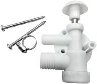 🚽 exerock water valve assembly replacement toilet repair kit (385314349) | compatible with sealand ecovac vacuflush pedal flush toilets | replacement for most dometic foot pedal toilets logo