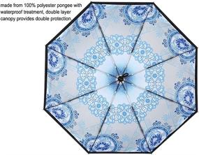 img 1 attached to Kobold Pattern Umbrella Folding Umbrellas