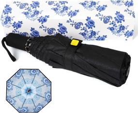 img 4 attached to Kobold Pattern Umbrella Folding Umbrellas