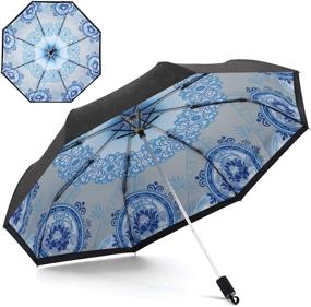 img 2 attached to Kobold Pattern Umbrella Folding Umbrellas