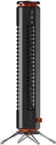 img 4 attached to 🌬️ Улучшите свое рабочее пространство с вентилятором для рабочего стола Sharper Image AXIS 12" Airbar USB Powered Tower - полное наклон, 3 скорости, черный