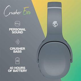 img 2 attached to 🎧 Серые беспроводные наушники Skullcandy Crusher Evo Over-Ear - улучшенный SEO