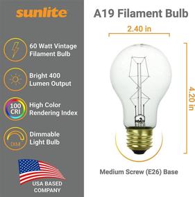 img 3 attached to Sunlite 40201 Victorian Incandescent Filament