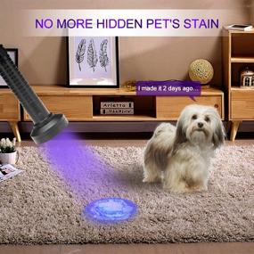img 3 attached to 🔦 Escolite UV Flashlight Black Light: Powerful 100 LED 395 nM Ultraviolet Flashlight for Spotting Dog Urine, Pet Stains, Bed Bugs & More, Works Synergistically with Pet Odor Eliminator