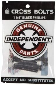 img 2 attached to 🔩 INDEPENDENT Genuine Parts Phillips Hardware 1 1/4" Black: High-quality and Reliable Fasteners for All Your Needs