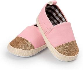 img 1 attached to 👞 Unisex Moccasins Tassels Prewalker Anti Slip Boys' Shoes: Stylish & Safe Footwear Option