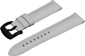 img 4 attached to 👔 SWISS REIMAGINED Genuine Leather Watch Band: Elevating Style and Comfort