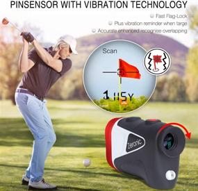 img 3 attached to 🏌️ Zeronic VF650 Golf Rangefinder - Laser Range Finder with Slope, 650 Yards, 6X Magnification, Pulse Vibration, Pin-Seeker, Flag-Lock, Continuous Scan - Tournament Legal Golf Equipment