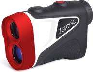 🏌️ zeronic vf650 golf rangefinder - laser range finder with slope, 650 yards, 6x magnification, pulse vibration, pin-seeker, flag-lock, continuous scan - tournament legal golf equipment logo