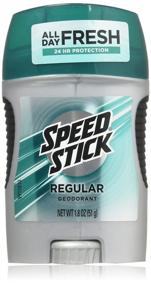 img 3 attached to 💪 Дезодорант Mennen Speed Stick 1.8 унции Обычный (2 штуки) - Долгосрочная защита от запаха по непобедимой цене