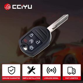 img 2 attached to cciyu CWTWB1U793 Keyless Entry Remote Start Car Control Key Fob Replacement for F ord Edge Expedition Explorer Lincoln MKS MKX Navigator (5bottoms) - New