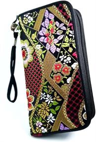 img 4 attached to 👝 Stylish Chinese Brocade Wallets: Innovative Handbag-Wallet Combo for Women