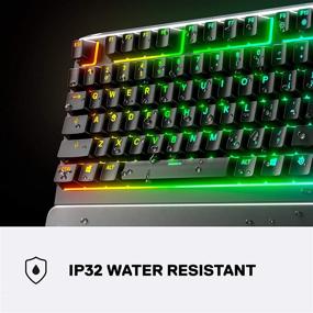 img 3 attached to 💡 SteelSeries Apex 3 RGB Gaming Keyboard: Enhanced Performance with 10-Zone RGB Illumination & Water Resistance (Renewed)