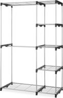 🗄️ whitmor heavy duty double rod freestanding closet storage organizer - 19.29 x 45.24 x 68.03 inches logo