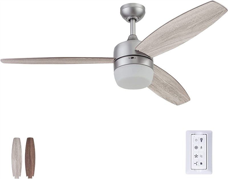 BLACK+DECKER BCF5252 Ceiling Fan, One Size, Silver