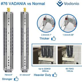 img 2 attached to 🔩 VADANIA Wide Industrial Extension Bearings