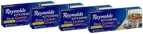 img 4 attached to Reynolds Slow Cooker Liners, 4-Count (Pack of 4): Simplify Your Cooking Experience with Convenient Disposable Liners