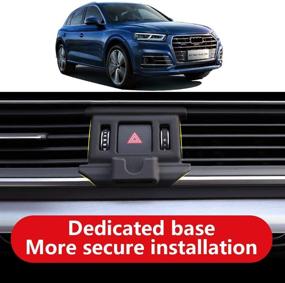 img 2 attached to LUNQIN автомобильный держатель для телефона для Audi Q5 (2017-2021): навигационная стойка, внутреннее украшение мобильного держателя для телефона.