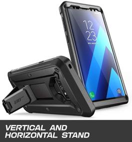 img 2 attached to SUPCASE Unicorn Beetle PRO Series Phone Case for Samsung Galaxy Note 9 - Full-Body Rugged Holster Case with Built-in Screen Protector (Black)