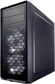img 2 attached to Fractal Design Focus G: High-Airflow ATX Mid Tower Case with Silent LL Series Fans, USB 3.0, Window Side Panel - Black