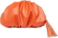 клатч rebecca minkoff с рюшами mandarino логотип