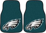 🏈 fanmats 2-pc carpet car mat set - nfl unisex-adult logo