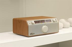 img 2 attached to 📻 Sangean WR-12 AM FM Aux-In Stereo Analog Walnut Wooden Cabinet Radio - Enhanced for Improved SEO