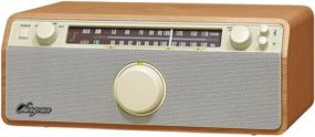 img 3 attached to 📻 Sangean WR-12 AM FM Aux-In Stereo Analog Walnut Wooden Cabinet Radio - Enhanced for Improved SEO