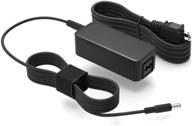 🔌 ul listed 65w ac charger for dell inspiron 5570 5379 5770 5579 7773 7373 7573 7570 7370 7386 7586 7786 15 13 17 i5570 p75f p58f p69g p30e p70f laptop - power supply adapter cord (4.5x3.0 mm tips) logo