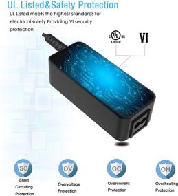 img 2 attached to 🔌 UL Listed 65W AC Charger for Dell Inspiron 5570 5379 5770 5579 7773 7373 7573 7570 7370 7386 7586 7786 15 13 17 i5570 P75F P58F P69G P30E P70F Laptop - Power Supply Adapter Cord (4.5X3.0 MM Tips)
