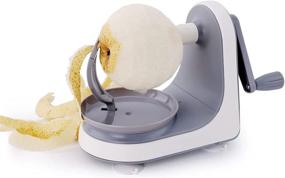 img 2 attached to 🍎 Effortlessly Peel Apples & Pears with Ourokhome Rotary Apple Skin Peeler - Quick & Easy Peeling with Bonus Blade (Gray)