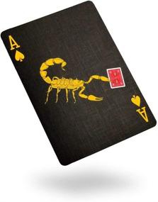 img 2 attached to Bicycle Black Scorpion Deck: The Ultimate Tool for Performing Magic Card Tricks – Includes Extra Gaff Cards!
