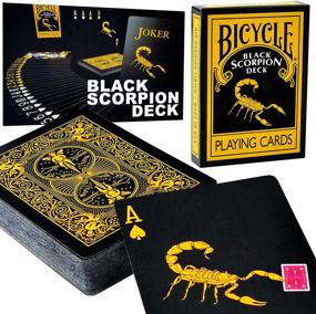 img 4 attached to Bicycle Black Scorpion Deck: The Ultimate Tool for Performing Magic Card Tricks – Includes Extra Gaff Cards!