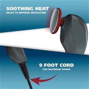 img 3 attached to Массажер для терапии Wahl Heat Therapy - ручное устройство для облегчения боли в спине, шее, плечах, мышцах, ногах и спорте - модель 4196-1201.