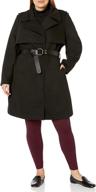 π§₯ stylish city chic women's plus size longline structured coat: belted & fashion-forward apparel logo