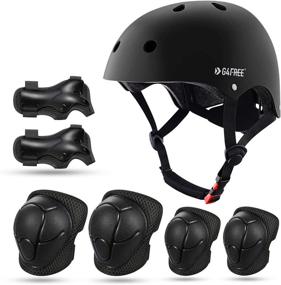 img 4 attached to 🚲 G4Free Kids Bike Skateboard Helmet and Protective Gear Set for 3-8 Years - Ultimate Safety for Boys and Girls in BMX, Roller Skating, Cycling, Scooter & More