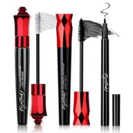 💥 увеличьте объем своих ресниц с помощью набора eyeseek voluminous lash paradise mascara, primer & eyeliner для интенсивного объема, длины и выразительности. логотип