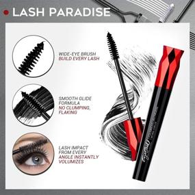 img 2 attached to 💥 Увеличьте объем своих ресниц с помощью набора EYESEEK Voluminous Lash Paradise Mascara, Primer & Eyeliner для интенсивного объема, длины и выразительности.