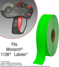 img 3 attached to Fluorescent Green Pricing Labels Monarch