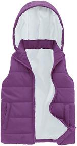 img 4 attached to 🧥 SNOW DREAMS Girls Lightweight Hooded Puffer Vest Sleeveless Jackets for Spring and Fall, Quilted Coat