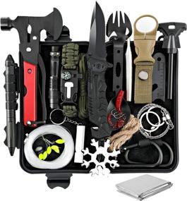 img 4 attached to 🔧 20-in-1 Survival Gear and Equipment: Perfect Gifts for Men - Dad, Husband, & More!