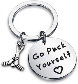 img 4 attached to 🏑 Zuo Bao Field Hockey Keychain: Go Puck Yourself with Hockey Sticks Charm - Perfect Gift for Hockey Players and Fans!